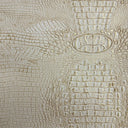 Faux Leather Vinyl Gator Fabric Two Tone