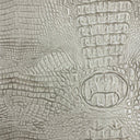 1 Yard Mugger Two Tone Gator Faux Leather Vinyl Fabric