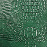 Faux Leather Vinyl Gator Fabric Two Tone