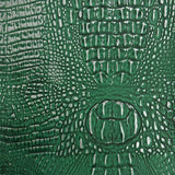 Mugger Two Tone Gator Faux Leather Vinyl Fabric - Two Tone Gator Pattern, 56" Width (1 Yard)