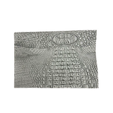 Faux Leather Vinyl Gator Fabric Two Tone