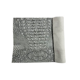Faux Leather Vinyl Gator Fabric Two Tone