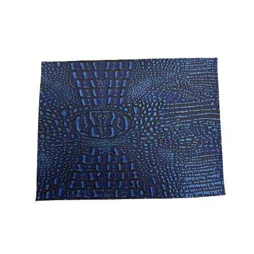 Mugger Two Tone Gator Faux Leather Vinyl Fabric - Two Tone Gator Pattern, 56" Width (1 Yard)