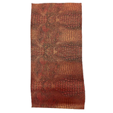 Mugger Two Tone Gator Faux Leather Vinyl Fabric - Two Tone Gator Pattern, 56" Width (1 Yard)