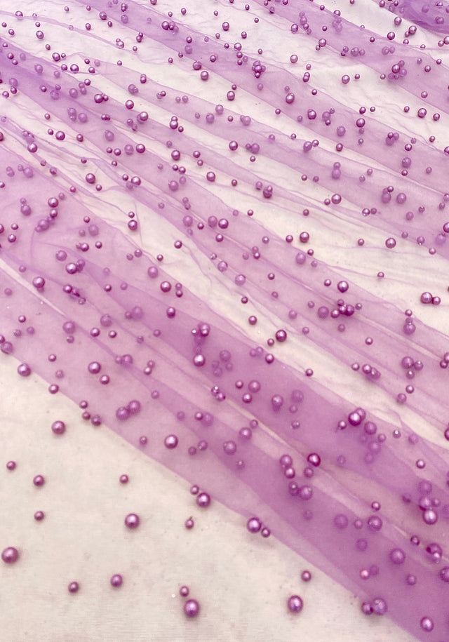 Pearl Tulle Magenta