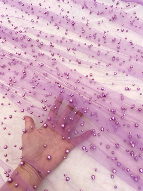 Pearl Tulle Magenta