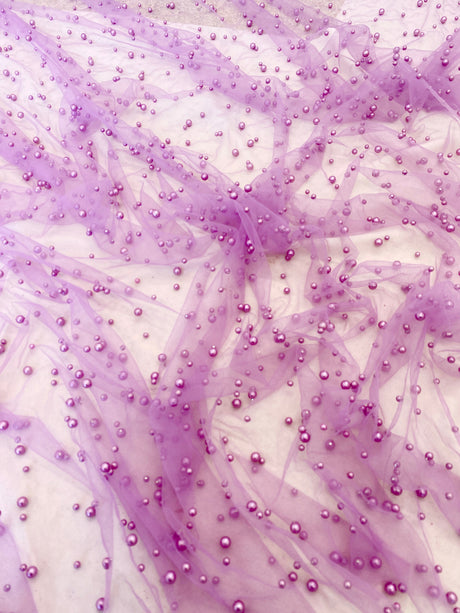 Pearl Tulle Magenta