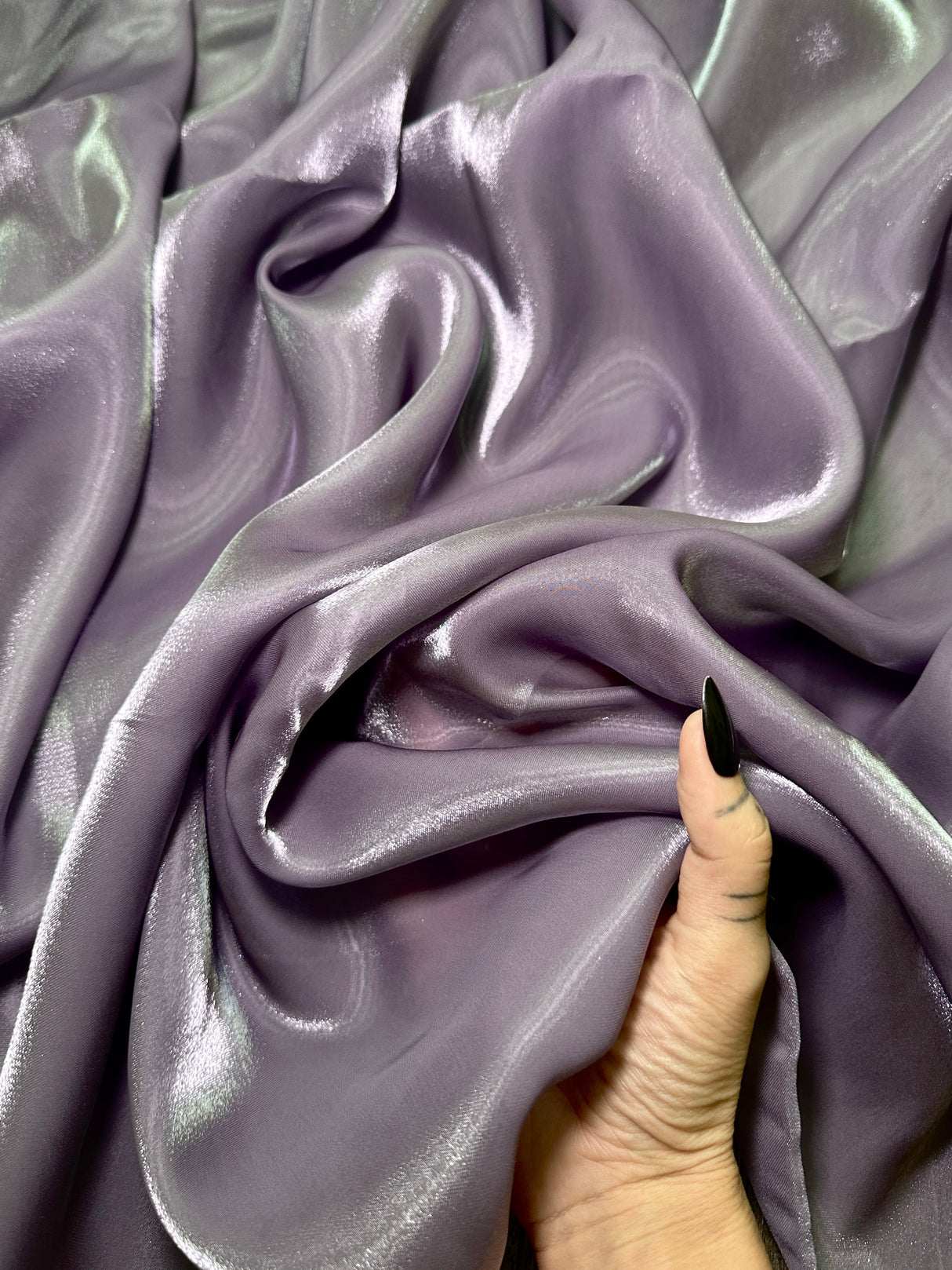Liquid Shimmery Chiffon Dusty Lavender