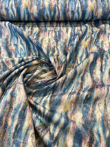 Waverly Blink Of An Eye 100 Percent Cotton Fabric - Sapphire Blue, Beige Blues And Pinks With Bronze Gold Accents, 54" Width, 13.50" Horizontal X 13.50" Vertical Repeat (1 Yard)
