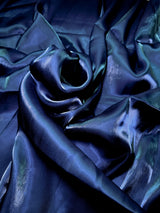 Liquid Shimmery Chiffon Navy Blue