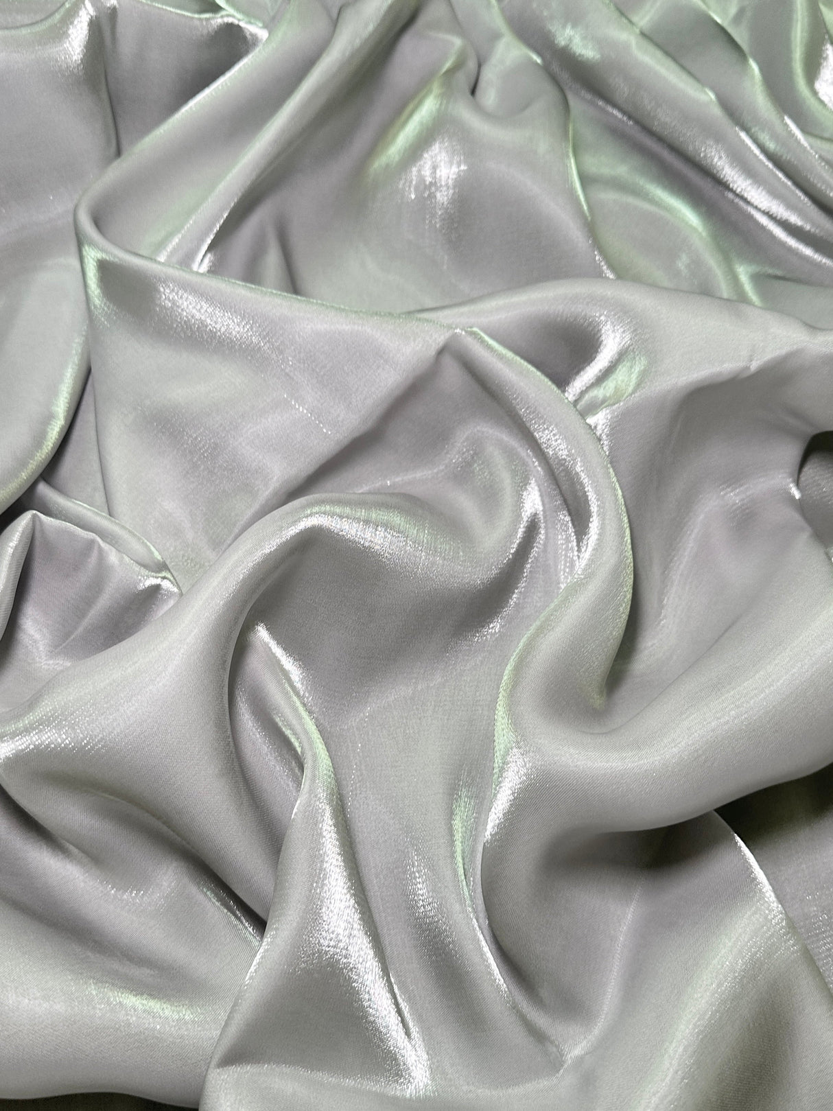 Liquid Shimmery Chiffon Silver