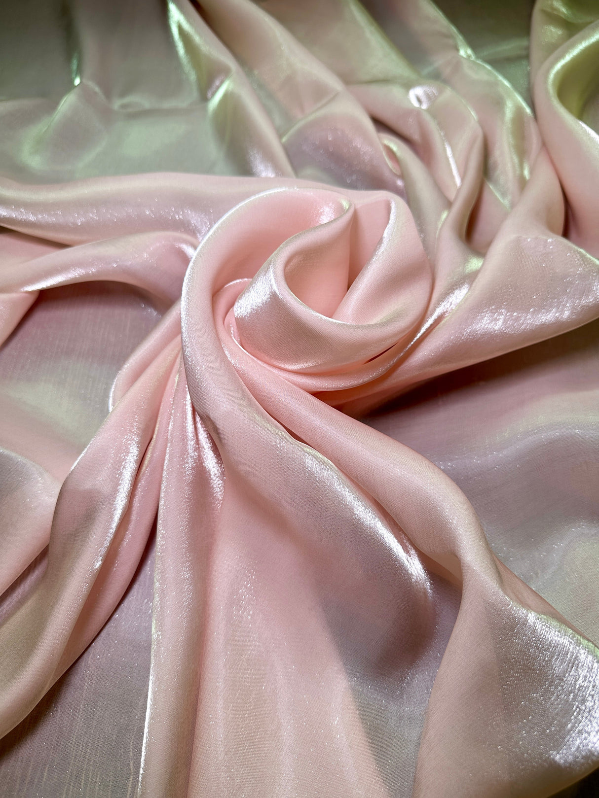 Liquid Shimmery Chiffon Blush Pink