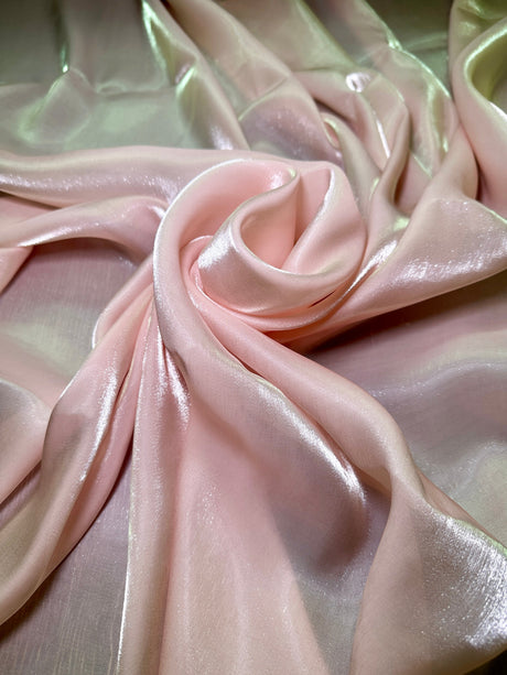 Liquid Shimmery Chiffon Blush Pink