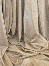 Stretch Metallic Lurex Gold Champagne