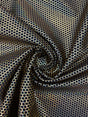Gold Honeycomb Print Polyester Spandex Fabric - Gold Honeycomb Print, 58"/60" Width (1 Yard)