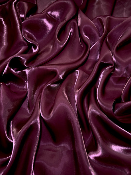 Liquid Shimmery Chiffon Burgundy