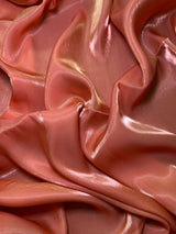 Liquid Shimmery Chiffon Burnt Orange