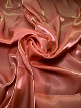 Liquid Shimmery Chiffon Burnt Orange