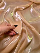 Liquid Shimmery Chiffon Peach