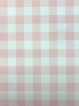1 Yard Pastel Pink Gingham Stretch Spandex Fabric for Dancewear and Swimwear 58"/60" Width