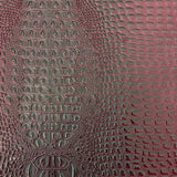 3D Embossed Gator Vinyl Fabric