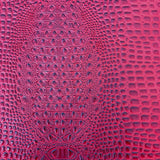 3D Embossed Gator Vinyl Fabric