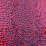 3D Embossed Gator Vinyl Fabric