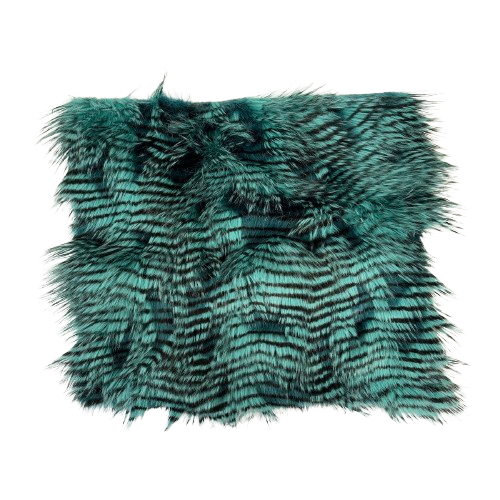 Porcupine Feather Faux Fur Fabric - 50 Percent Acrylic 50 Percent Polyester, Brown, 60" Width, 2" Pile Length (1 Yard)