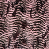 Porcupine Feather Faux Fur Fabric - 50 Percent Acrylic 50 Percent Polyester, Brown, 60" Width, 2" Pile Length (1 Yard)