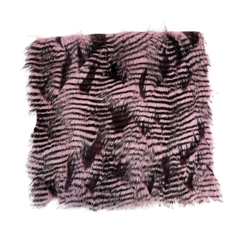 Porcupine Feather Faux Fur Fabric - 50 Percent Acrylic 50 Percent Polyester, Brown, 60" Width, 2" Pile Length (1 Yard)