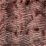 Porcupine Feather Faux Fur Fabric - 50 Percent Acrylic 50 Percent Polyester, Brown, 60" Width, 2" Pile Length (1 Yard)