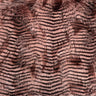 Porcupine Feather Faux Fur Fabric - 50 Percent Acrylic 50 Percent Polyester, Brown, 60" Width, 2" Pile Length (1 Yard)
