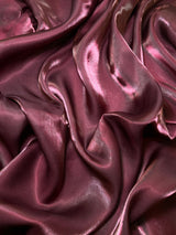Liquid Shimmery Chiffon Faded Burgundy