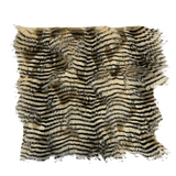 Porcupine Feather Faux Fur Fabric - 50 Percent Acrylic 50 Percent Polyester, Brown, 60" Width, 2" Pile Length (1 Yard)
