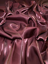 Liquid Shimmery Chiffon Faded Burgundy