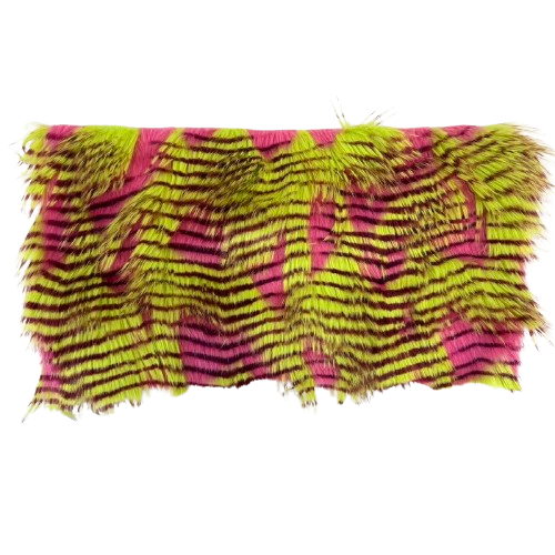 Porcupine Feather Faux Fur Fabric - 50 Percent Acrylic 50 Percent Polyester, Brown, 60" Width, 2" Pile Length (1 Yard)