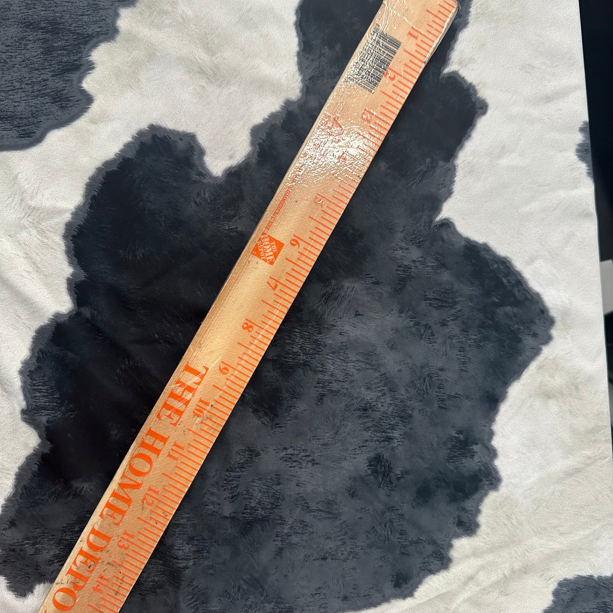 Polyester Spandex Cow Print Fabric 4-Way Stretch White Black 60"