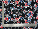 1 yarda de tela de punto Liverpool con estampado floral, material elástico texturizado para ropa de 60 pulgadas de ancho