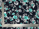 1 yarda de tela de punto Liverpool con estampado floral, material elástico texturizado para ropa de 60 pulgadas de ancho