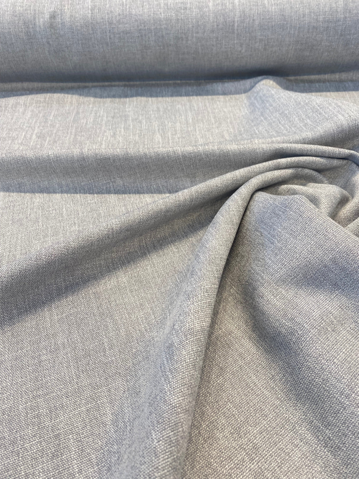 Mitchelle Slate Gray Soft Chenille Upholstery Fabric - Slate Gray, Solid Color, 54" Width (1 Yard)