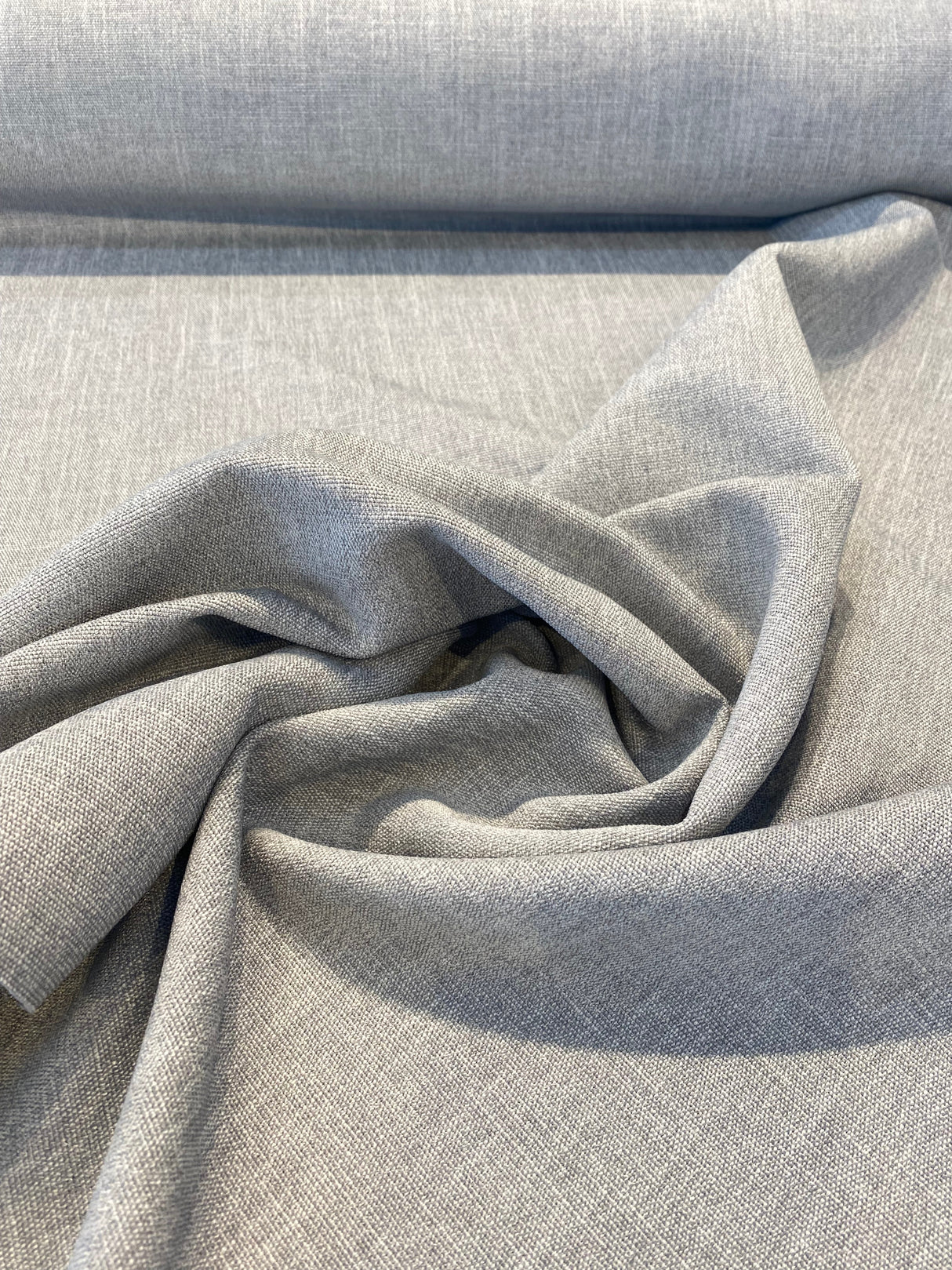 Mitchelle Slate Gray Soft Chenille Upholstery Fabric - Slate Gray, Solid Color, 54" Width (1 Yard)