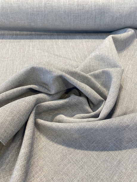 Mitchelle Slate Gray Soft Chenille Upholstery Fabric - Slate Gray, Solid Color, 54" Width (1 Yard)
