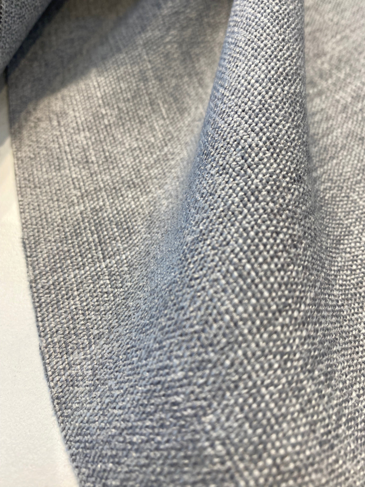 Mitchelle Slate Gray Soft Chenille Upholstery Fabric - Slate Gray, Solid Color, 54" Width (1 Yard)