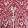 Catina Damask Stretch Sequins Nylon Spandex Mesh Fabric - Iridescent Sequin Damask, 60" Width, 52" Sequin Width (1 Yard)