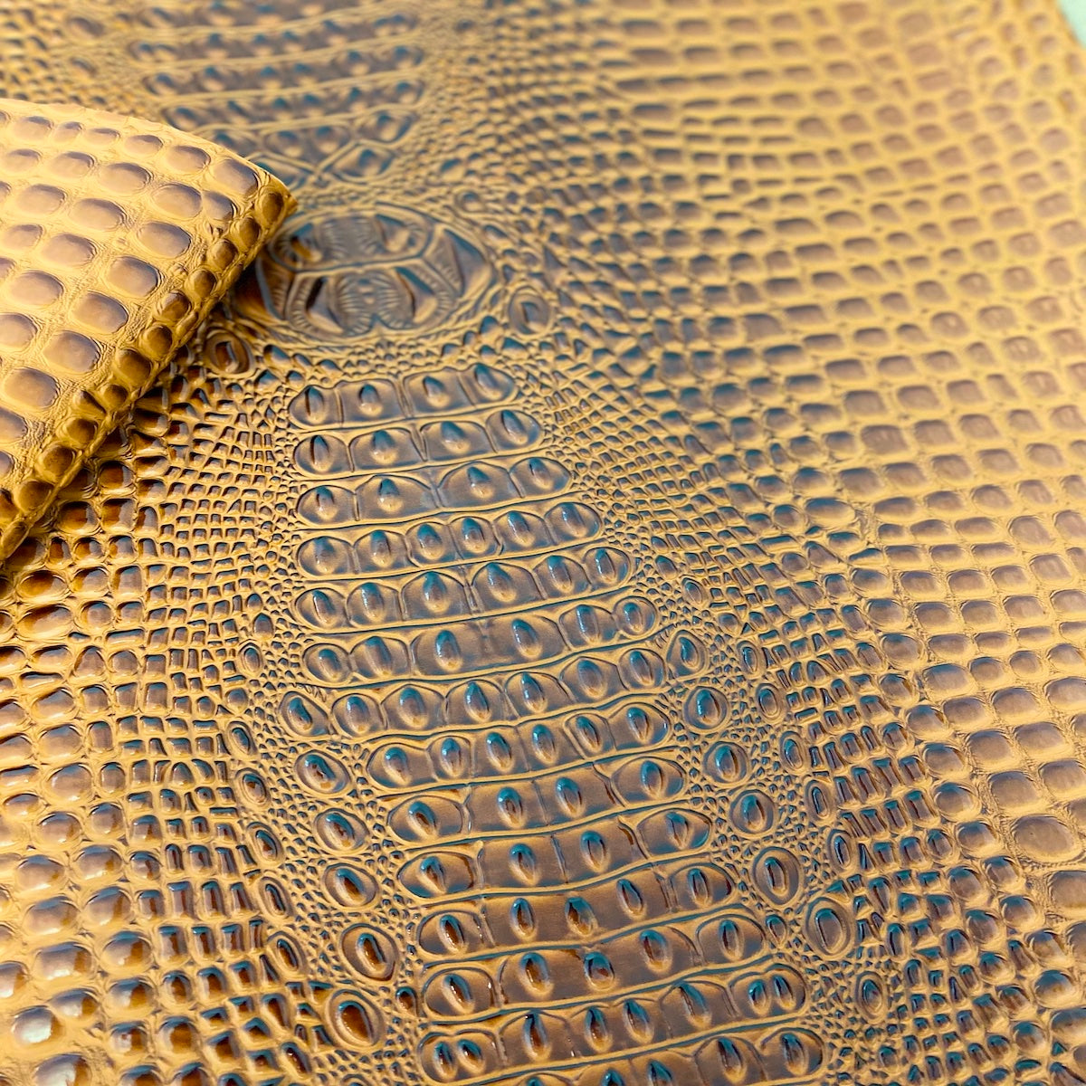3D Embossed Gator Vinyl Fabric