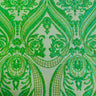 Catina Damask Stretch Sequins Nylon Spandex Mesh Fabric - Iridescent Sequin Damask, 60" Width, 52" Sequin Width (1 Yard)