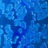 Velvet Fabric Embossed Island Stretch Foil Print