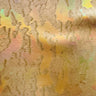 Velvet Fabric Embossed Island Stretch Foil Print