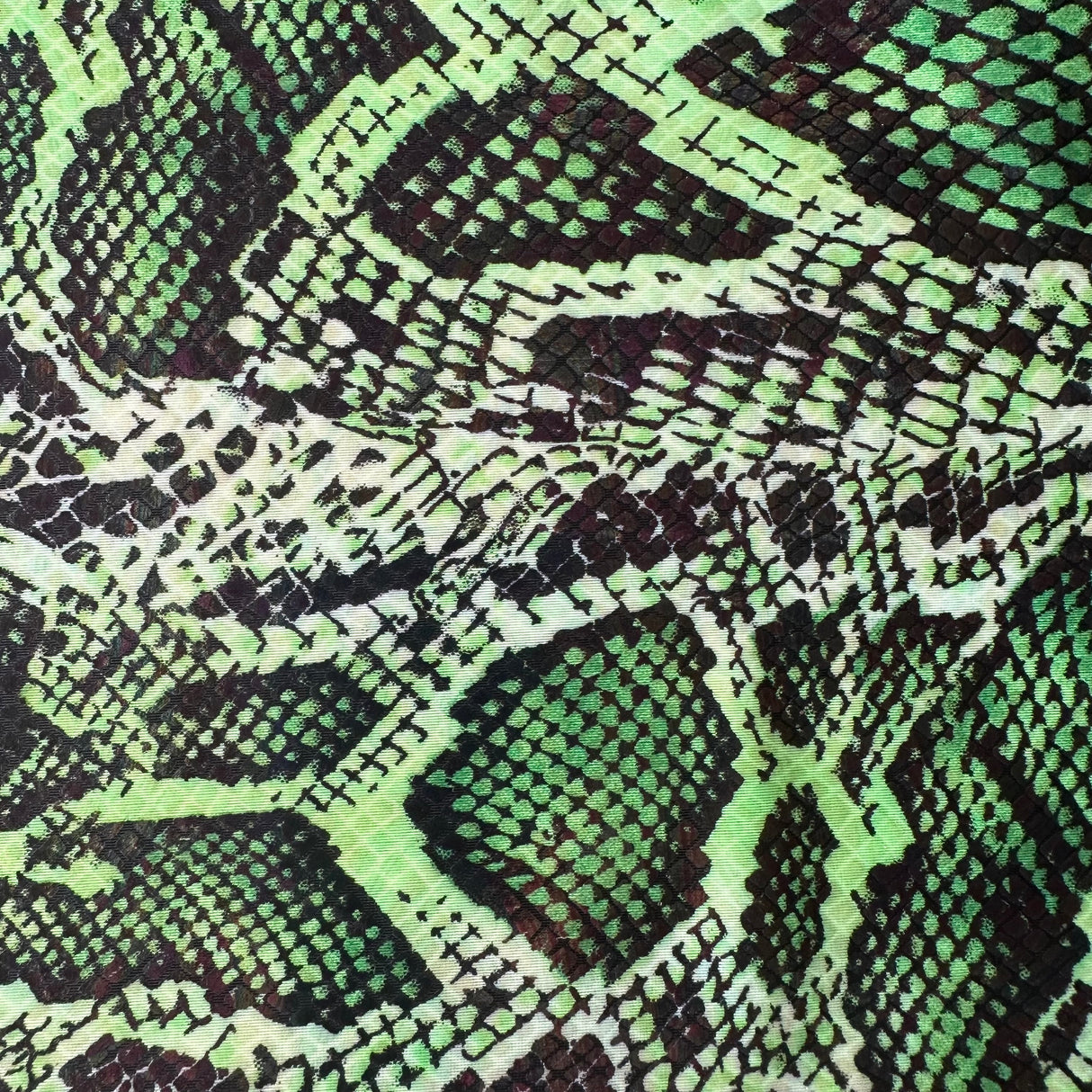 Polyester Spandex Tricot Fabric Python Illusion 4-Way Stretch