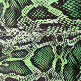Polyester Spandex Tricot Fabric Python Illusion 4-Way Stretch